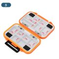 Waterproof Fishing Tackle Box Fishing Accessories Tool Storage Box Fish Hook Lure Fake Bait Boxes Carp For Fishing Goods. 