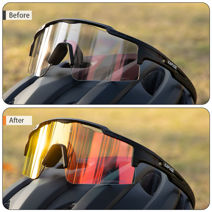 Photochromic%20Sunglasses%20UV400%20Bike%20Bicycle%20Glasses%20Men's%20Blue%20Sports%20Woman%20Cycling%20Eyewear%20Outdoor%20MTB%20Glasses%20Bike%20Goggles%20-%20Image%202