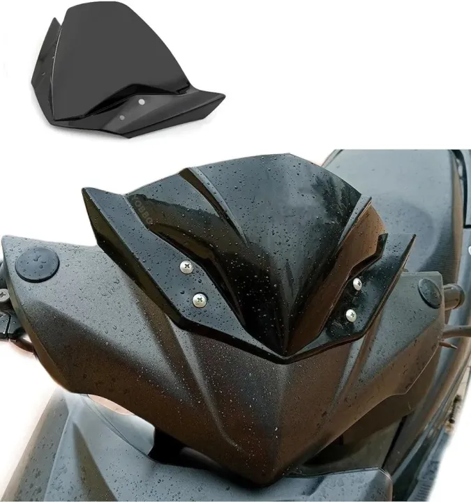 Polycarbonate%20Unbreakable%20%20Small%20Visor%20Glass%20for%20NS%20200%20(Black)%20-%20Image%203