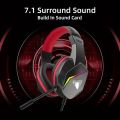 JEDEL-GAMING GH-269 GAMING HEADSET 7.1 USB SEVEN-COLOR BREATHING LIGHT. 