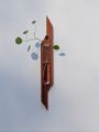 Artistic Geometric Wall-Mounted Hydroponic Propagation Vase For Home And Office Wall Decor.
