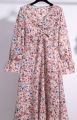 Women's Long Floral Print Dress Summer Autumn Maxi Dress Casual Vintage Style. 