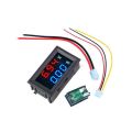 Dual LED Display Mini Digital Voltmeter Ammeter Panel 0.56 inch DC 100V 50A amp volt Voltage Current Tester. 