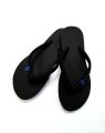 Cute Small Blue Colour Rose Flower Beads Slippers. 
