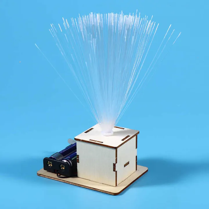 DIY Colorful Fiber Optic Lamp Technology Small Production Invention ...