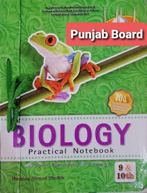 Practical Notebooks Hand Written Checked Punjab Boards Star - 9th & 10th - Biology - Computer - Chemistry - Physics