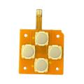 [E] 1Pcs D-Pad Dome Snap PCB Board Buttons Conductive FIlm For New 3DS / New 3DS XL Controller Key ABXY Button PCB Board Sticker. 