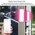 Tuya Smart WiFi Door Sensor Door Open/Closed Detector Home Alarm Security Protection Smart Life Control Via Alexa Google Home. 