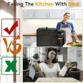 Air Fryer Cover, Heavy Duty Durable Oxford Fabric Protective Cover for Many Air Fryer Models with Portable Webbing Handle. 
