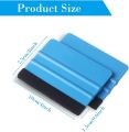 Window Tint Remover Sticker Applicator Squeegee for Vinyl Decal Black Felt Edge Vinyl Squeegee Plastic Scraper Vinyl Wrap Tools.