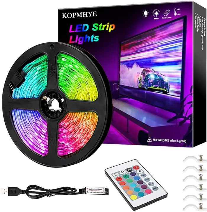 Rgb%203%20colour%20Led%20Strip%20Light%20Water%20Proof%20RGB%20with%20Remote%20Control%20Color%20Changing%203528%20-%20Complete%20Kit%20-%20Image%202
