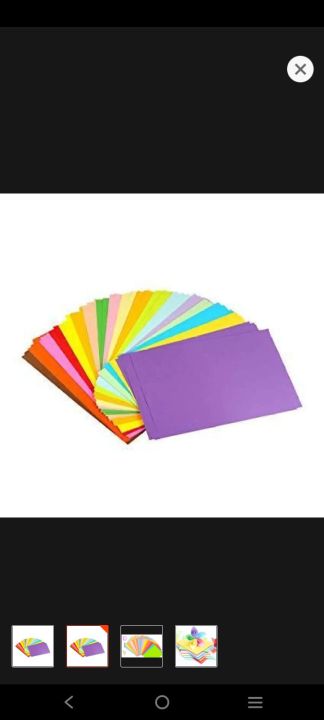 Colour paper 100 sheets, Multi colour A4 Size | Daraz.pk