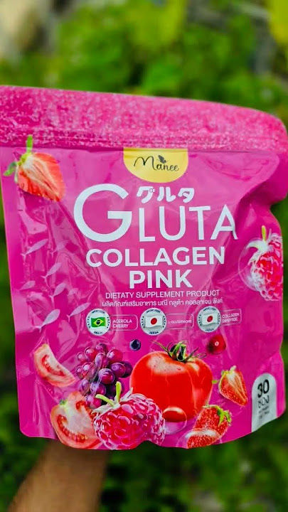 GLUTA COLLAGEN PINK Dietary Supplement – Whitening, Anti-Aging, Skin Glow & Repair – 30 Sachets (Original Product)