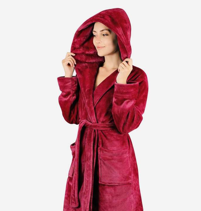 Unisex Multi Function Micro-Fiber Cotton Bathrobe/ Spa robe