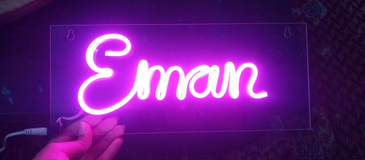 Customized Neon Sign, Home Decor, Neon sign-4 Letters