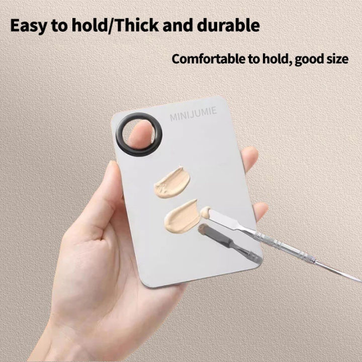 Stainless%20Steel%20Foundation%20Lipstick%20Makeup%20Foundation%20Brush%20Mixing%20Palette%20Eye%20Shadow%20Mixer%20Palette%20With%20Spatula%20MakeUp%20Tools%20-%20Image%202