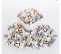 Multicolour stones for aquarium and artificial plants pot filler. 