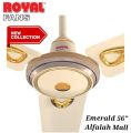 Royal Fan Ceiling 56" Emerald Model pure Copper Wire. 