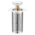 Bathroom Sink Plug Stopper Stainless Steel Filter Basket Sink Drain Hair Catcher for Washroom Restroom Kitchen. 