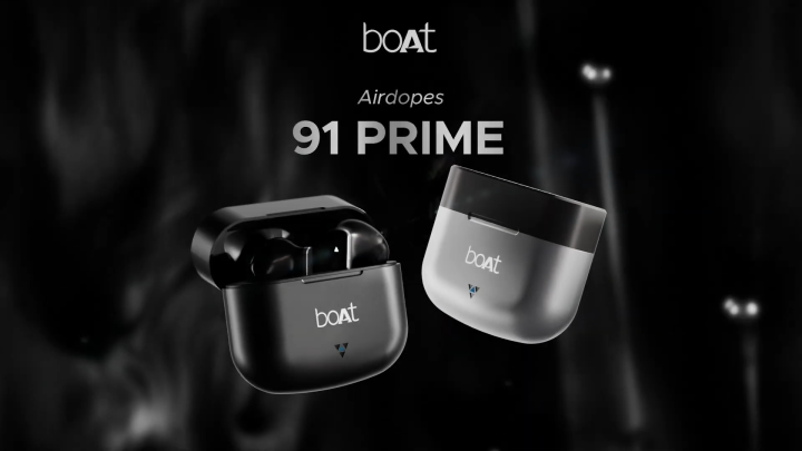 boAt Airdopes 91 Prime Earbuds (Half-In-Ear) Metallic Finish with boAt Signature Sound | 45Hours Playtime | 2 Mics for Clear Calls with ENx™ | Beast™ Mode (50ms Low Latency) | ASAP™ Charge & IWP™ Tech | True Wireless Earbuds for Daily Usage #UpgradetoboAt
