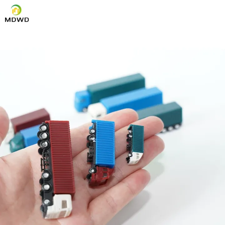 2pcs%201/200%201/300%20Scale%20Plastic%20Model%20Truck%20For%20Architecture%20Building%20Diorama%20Kits%20Toy%20-%20Image%203