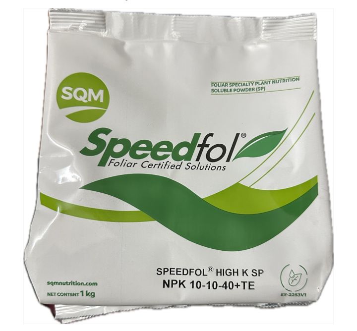 Speedfol K Sp Npk 10 10 40 + Te 1kg Soluble Fertilizer Sqm Swat Agro Chemicals