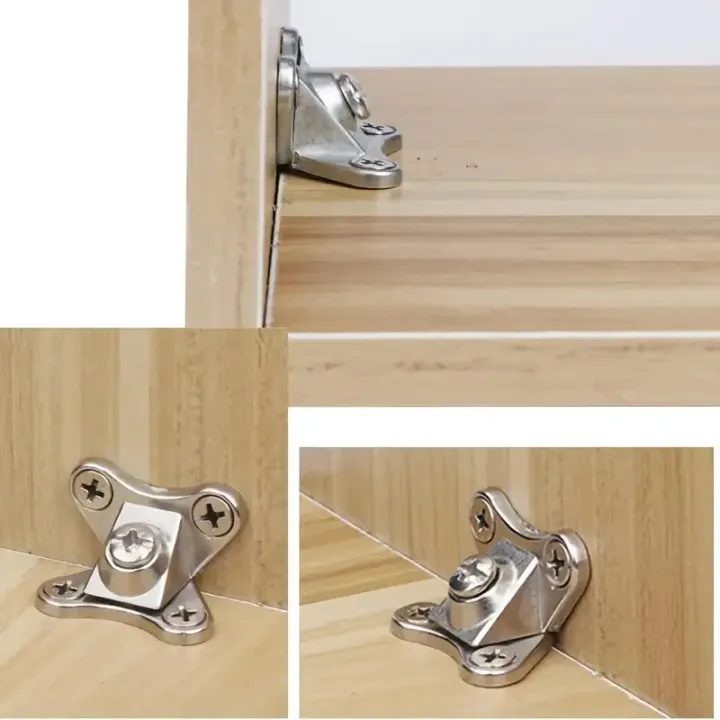 10/20/30/50%20pcs%20Zinc%20Alloy%20butterfly%20Corner%20Bracket,%20Plank%20Corner%20Connector,%20Removable%20Corner%20Bracket,%20with%20Screws%20-%20Image%205