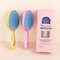 Long handle double tooth shampoo brush handle shampoo comb anti-static scalp massage comb household bath cleaning brush. 