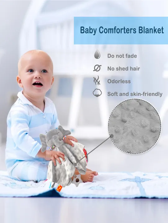 Newborn%20Baby%20Plush%20Stuffed%20Toys%20Cute%20Animal%20Blanket%20Comforter%20Bunny%20Elephant%20Soothe%20Appease%20Sleeping%20Towel%20Baby%20%20-%20Image%203