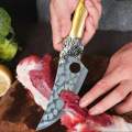 Handmade Faucet Forged Knife Handmade Butcher Special Stainless Steel Bone Knife Peeling Meat Cleaver Sharp Fruit Slicing Knife. 