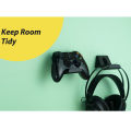 2 Pack for Xbox Controller Holder Wall Mount & Headset Wall Mount for Video Game Xbox One/PS3/PS4/PS5/Switch Pro/Xbox Series S/X. 