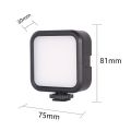 Mini Portable LED Video Light 5W 6500K 31PCS with Ajustment RGB Fill Light for 1/4 Inch Screw Hole Camera Tripod for YouTube. 
