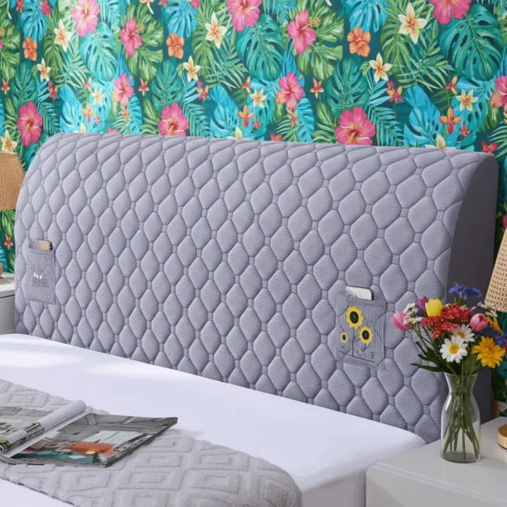 Anti-Collision%20Bedhead%20Cover%20All%20Inclusive%20Minimalist%20Bed%20Head%20Slipcover%20Thickened%20Dustproof%20Headboard%20Cover%20Bedroom%20-%20Image%202