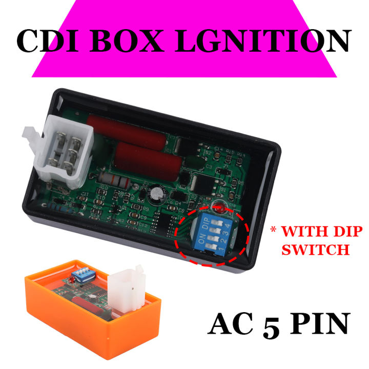 For POP100 Programmable CDI For Motorcycle Lgnition 5 Pin AC CDI Box For WAVE100 Racing YX140 Competitive Racing YX160 AT110 C90