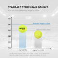 Performance Tennis Balls,Pack of 4 Premium Wool Felt,High Bounce 140cm,Vacuum Packed Durable Training Balls with Tournament Feel.