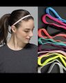 2pcs Women Men Elastic Sports Football Yoga Hairband Headband Hair Rope.