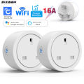 16A UK Plug WiFi Smart Socket With Energy Monitoring, Support CozyLife App, Works With Alexa,  Home Voice Control. 