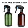 500ml/16.9 oz Spray Bottle Sub-bottling Plastic Plant Sprayer Refillable for Plants, Cleaning Solutions, Hair, Gardening, Makeup. 