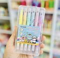 FS 6x Erasable Highlighters with Eraser Tip  | High Quality Imported Product | Cute Stationery Item for Boys and Girls. 