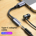 Elbow Type C To 3.5mm Aux Adapter Type-c 3 5 Jack Audio Cable Earphone Cable Converter for iPhone 15 Samsung Galaxy S21 S20. 