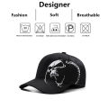 Unisex Side Skull Pattern Embroidery Baseball Caps Spring and Autumn Outdoor Adjustable Casual Hats Sunscreen Hat.