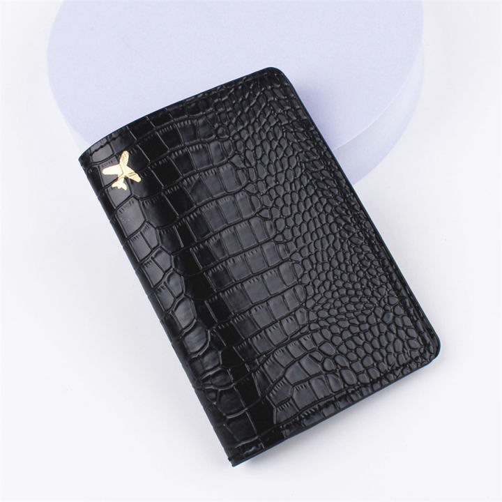 Crocodile%20Pattern%20Passport%20Cover%20Case%20Holder%20%20Wallet%20Card%20Holder%20Fashion%20Travel%20Accessories%20For%20Flight%20for%20Women%20or%20Men%20-%20Image%203