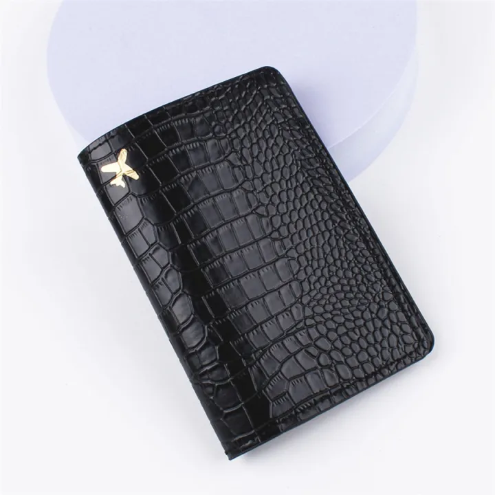 Crocodile%20Pattern%20Passport%20Cover%20Case%20Holder%20%20Wallet%20Card%20Holder%20Fashion%20Travel%20Accessories%20For%20Flight%20for%20Women%20or%20Men%20-%20Image%203