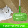 2 Pack Reusable Dry Sweeping Cloths Microfiber Wet Mop Pads Compatible with Swiffer Sweeper Mop Replacement. 
