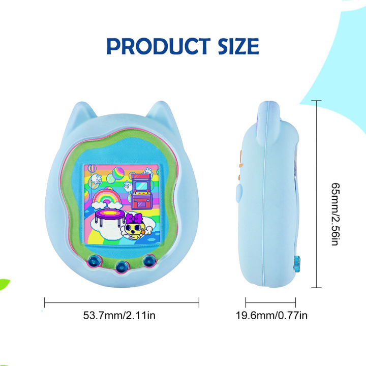 Silicone%20Case%20Screen%20Protector%20for%20Virtual%20Interactive%20Pet%20Game%20Machine%20Protective%20Sleeve%20Shell%20Suitable%20for%20Tamagotchi%20Uni%20-%20Image%206