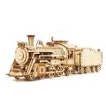 Locomotive 3D Car Wooden Puzzle Scale Model,DIY Model Kit, Handcraft ,Home Decoration,Mechanical Model Kit, Building Toy. 