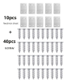 10Pcs Stainless Steel Angle Code Fixing Bracket Iron Plate for Furniture Quick Links. 