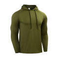 Running Long Sleeve T Shirt Men Sportswear Hooded T-shirt Elastic Jersey Gym Fitness Male Tops Tee Training Sport Tracksuit Men. 