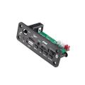 1 Set 2*3W/5W Amplifier Audio Player Bluetooth MP3 Decoder Board 5V DIY MP3 Player Car FM Radio Module TF USB Mic Record Call. 
