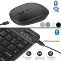 Wireless Keyboard and Mouse Rechargeable Bluetooth-compatible Keyboard For Laptop Tablet Phone Ipad For Android iOS Windows. 